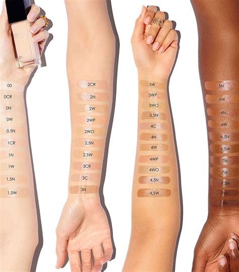 dior forever 24h wear foundation|Dior forever foundation color chart.